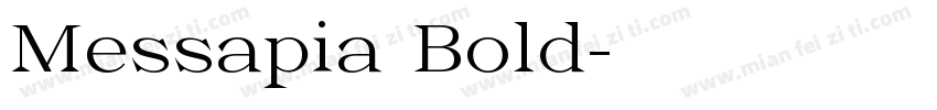 Messapia Bold字体转换